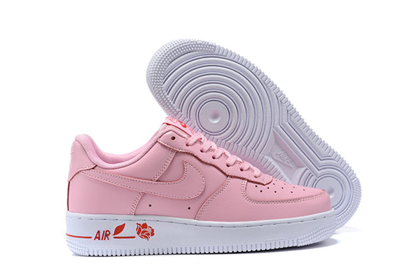 Women's Air Force 1 Low Top Pink Shoes 0103